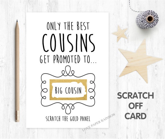 i'm pregnant, pregnancy reveal, pregnancy announcement, pregnancy scratch card, i'm pregnant scratch card, you're going to be a big cousin
