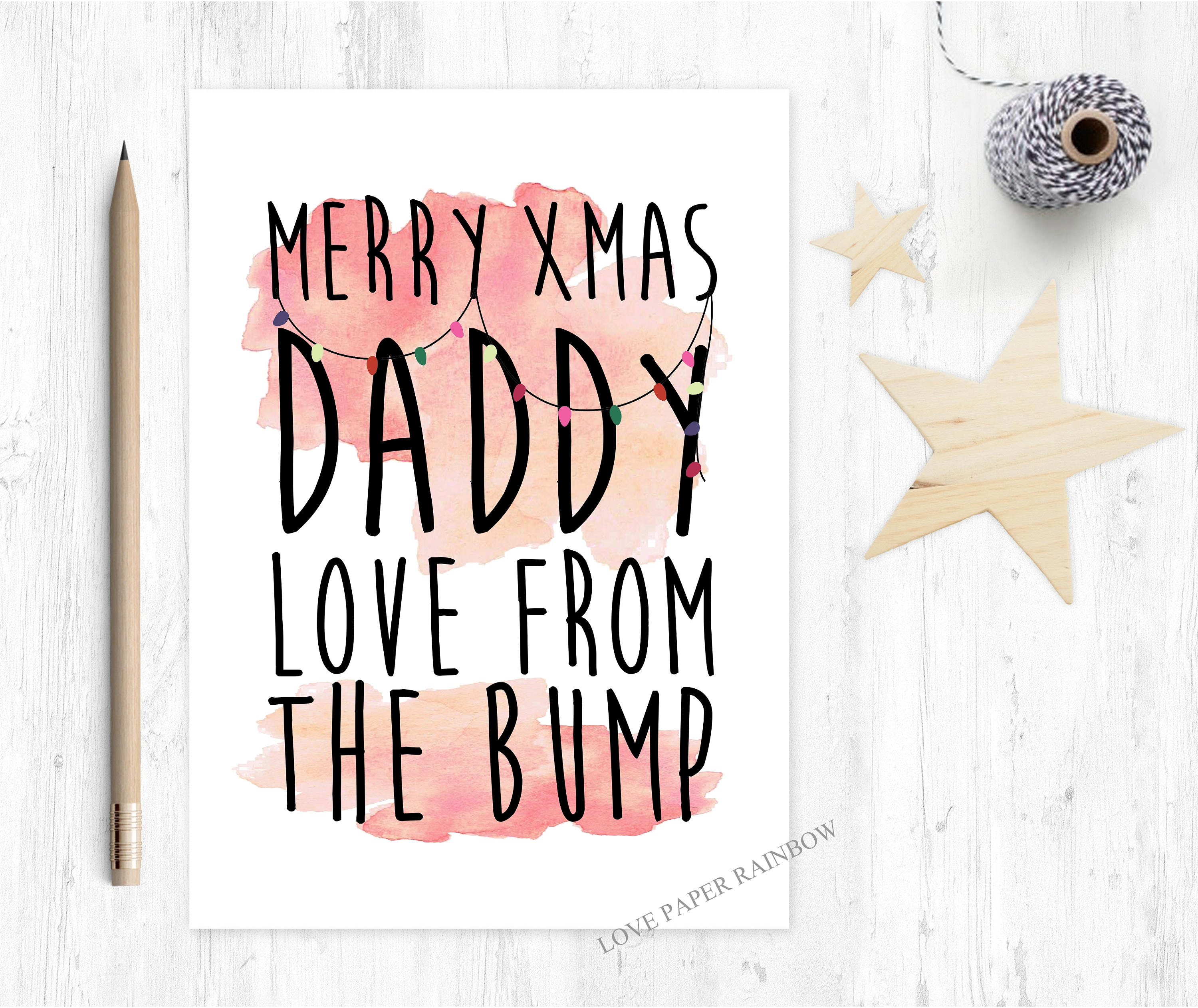 merry christmas daddy from the bump daddy christmas card from the bump christmas card from bump bumps first christmas card - Merry Christmas Daddy merry christmas daddy from the bump daddy christmas card from the bump christmas card from bump bumps first christmas card - Merry Christmas Daddy