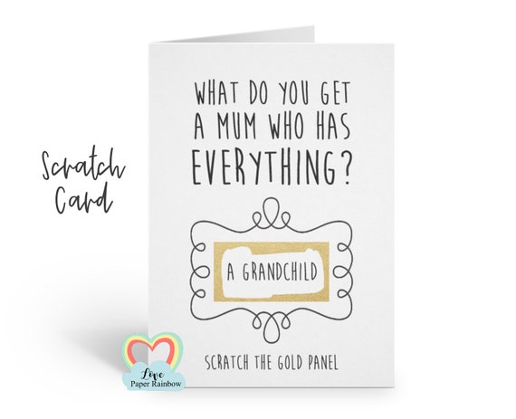 you're going to be a grandma nanny nana nanna grany scratch card i'm pregnant funny pregnancy announcement grandma reveal granny card