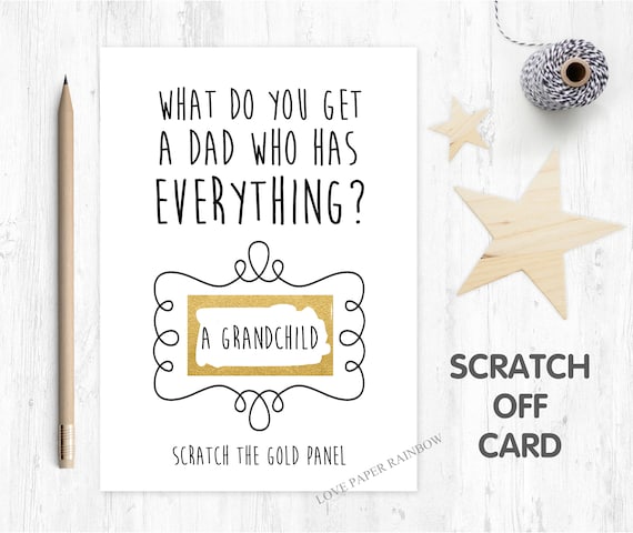 you're going to be a grandad scratch card pregnancy announcement i'm pregnant funny pregnancy reveal card grandad reveal grandchild reveal