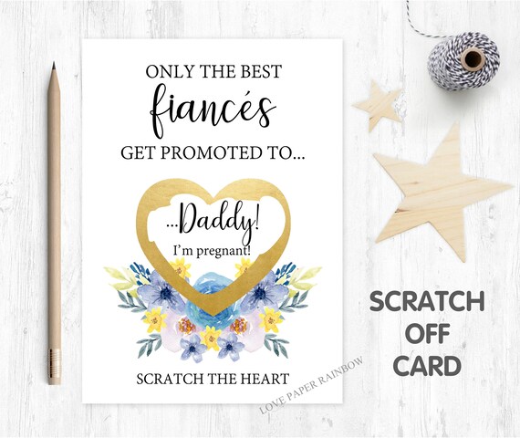 i'm pregnant, pregnancy reveal pregnancy announcement pregnancy scratch card i'm pregnant scratch card you're going to be a daddy