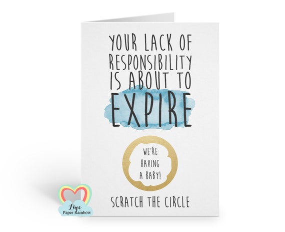 you're going to be a daddy i'm pregnant daddy reveal pregnancy announcement funny pregnancy card we're having a baby scratch card