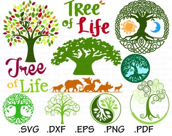 Download Animal Kingdom Tree Of Life Svg Etsy