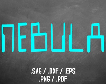 SVG Font Design Files For Use With Your Silhouette Studio Software, Dxf Files, Svg Font, Eps Files, Svg Font, Science Silhouette Font