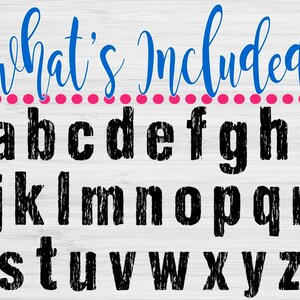 Subway Font, Silhouette or Cricut, SVG Font, True Type Font, DXF Files, Cricut, TTF Download, Eps Files, Png Letters, Distress Font image 4