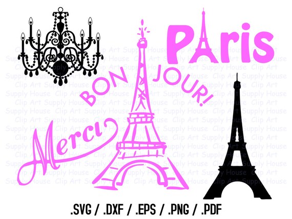Download Paris Clipart Paris Svg Files I Love Paris Clipart Parisian Etsy