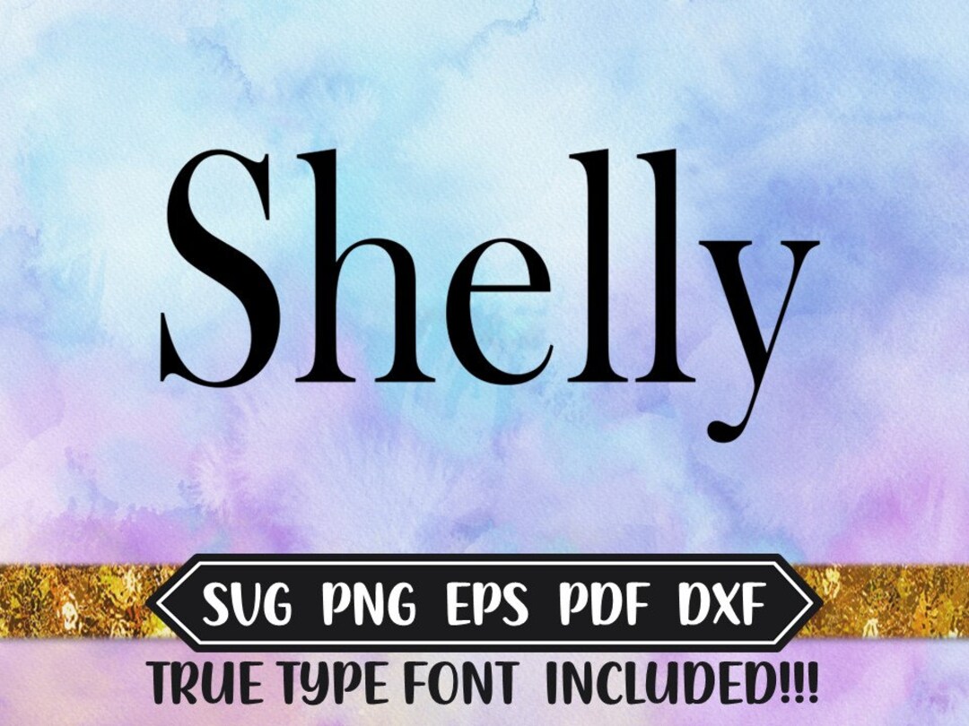 Shelly Instant Download Font - TTF Design Files - Silhouette Studio ...