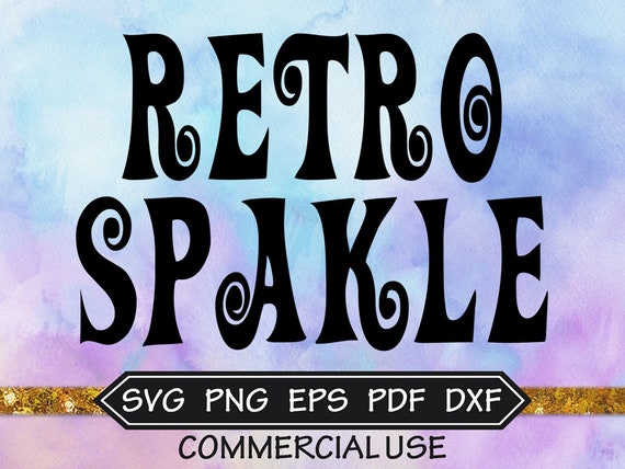 Download Retro Silhouette Candy Font Design Files For Use With Your Silhouette Studio Or Cricut Svg Fonts Dxf Files Eps Files Svg Font Clip Art Art Collectibles