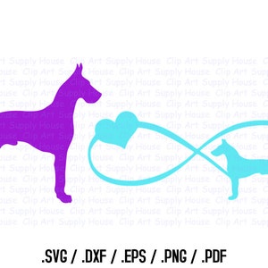 Great Dane Clipart Download, Great Dane SVG, PNG, EPS Veterinary Office Wall Art, Dog Cut File, Vinyl Cutter, Screen Printing Machine -CA245