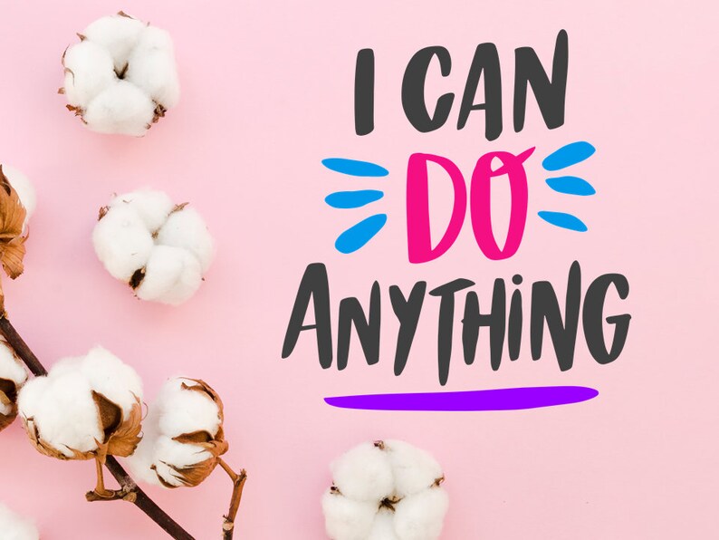 Download Positive Svg Download file Inspirational Svg Quote | Etsy