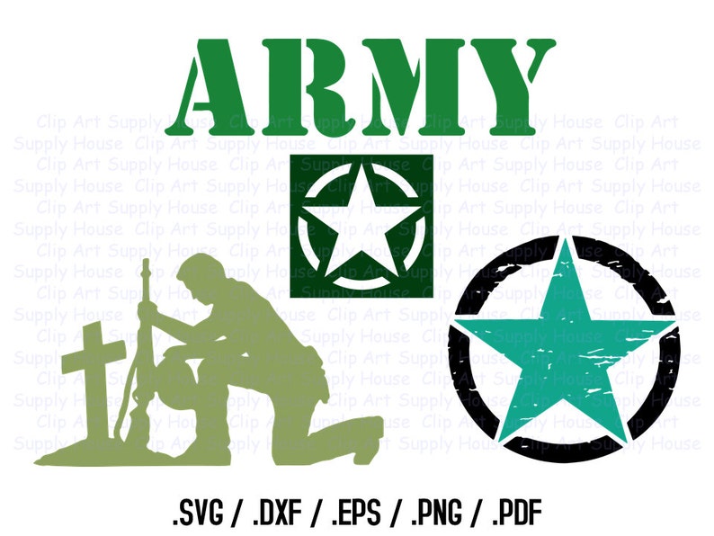 Download EPS File svg file Military SVG File Support Our Troops Design Files Army Silhouette File Cricut ...