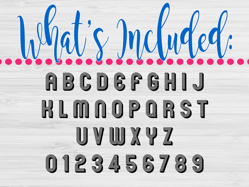 Download Art Deco Svg Font Design File Silhouette Studio Font ...