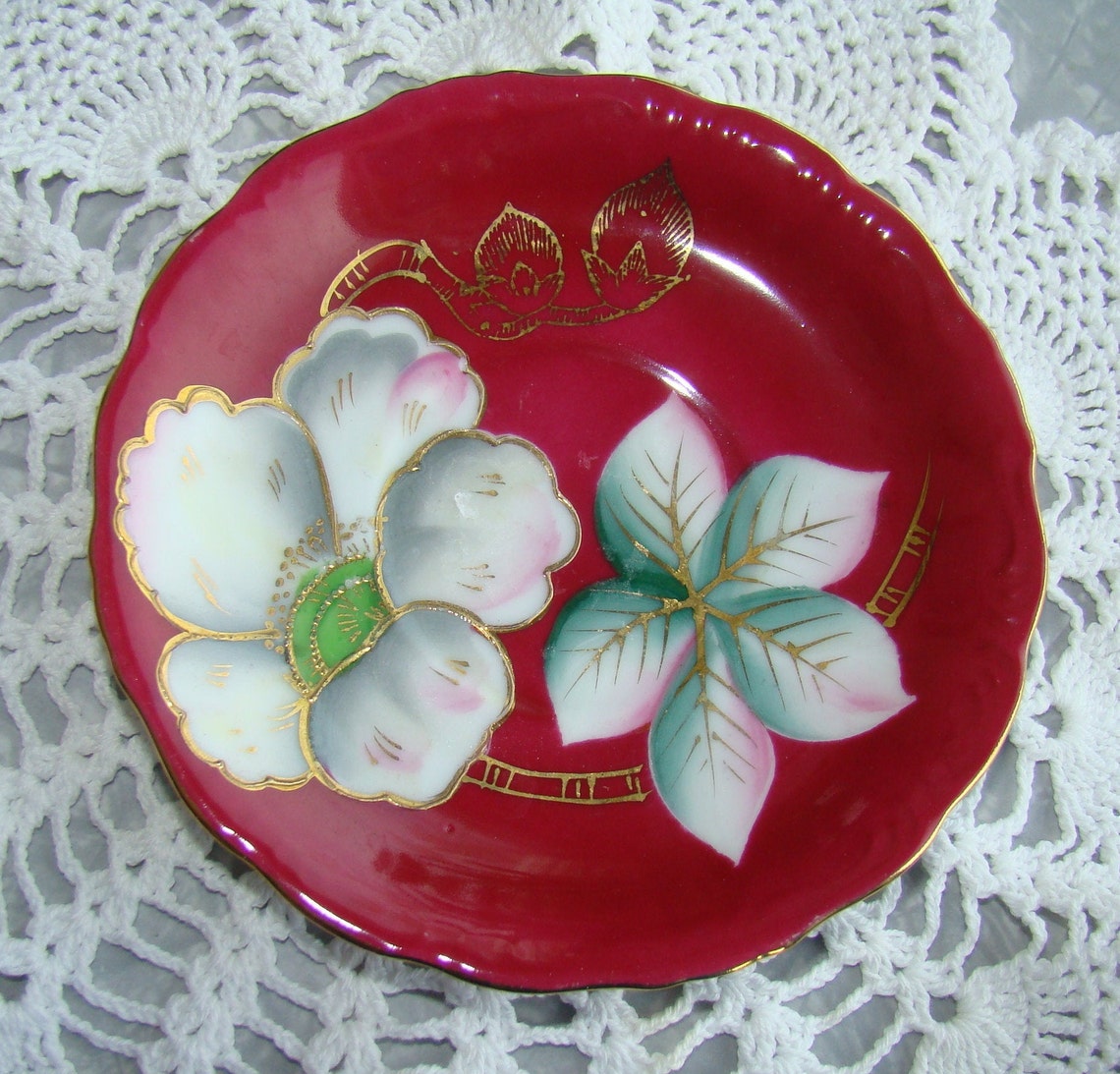 Made in Occupied Japan Trimont China Hand Painted Vintage Etsy