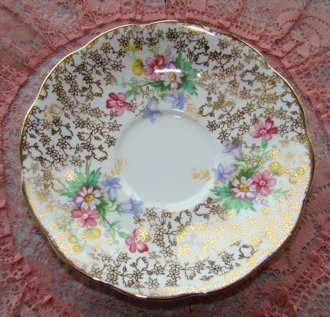 Queen Anne Fine Bone China England Vintage Tea Cup and Etsy