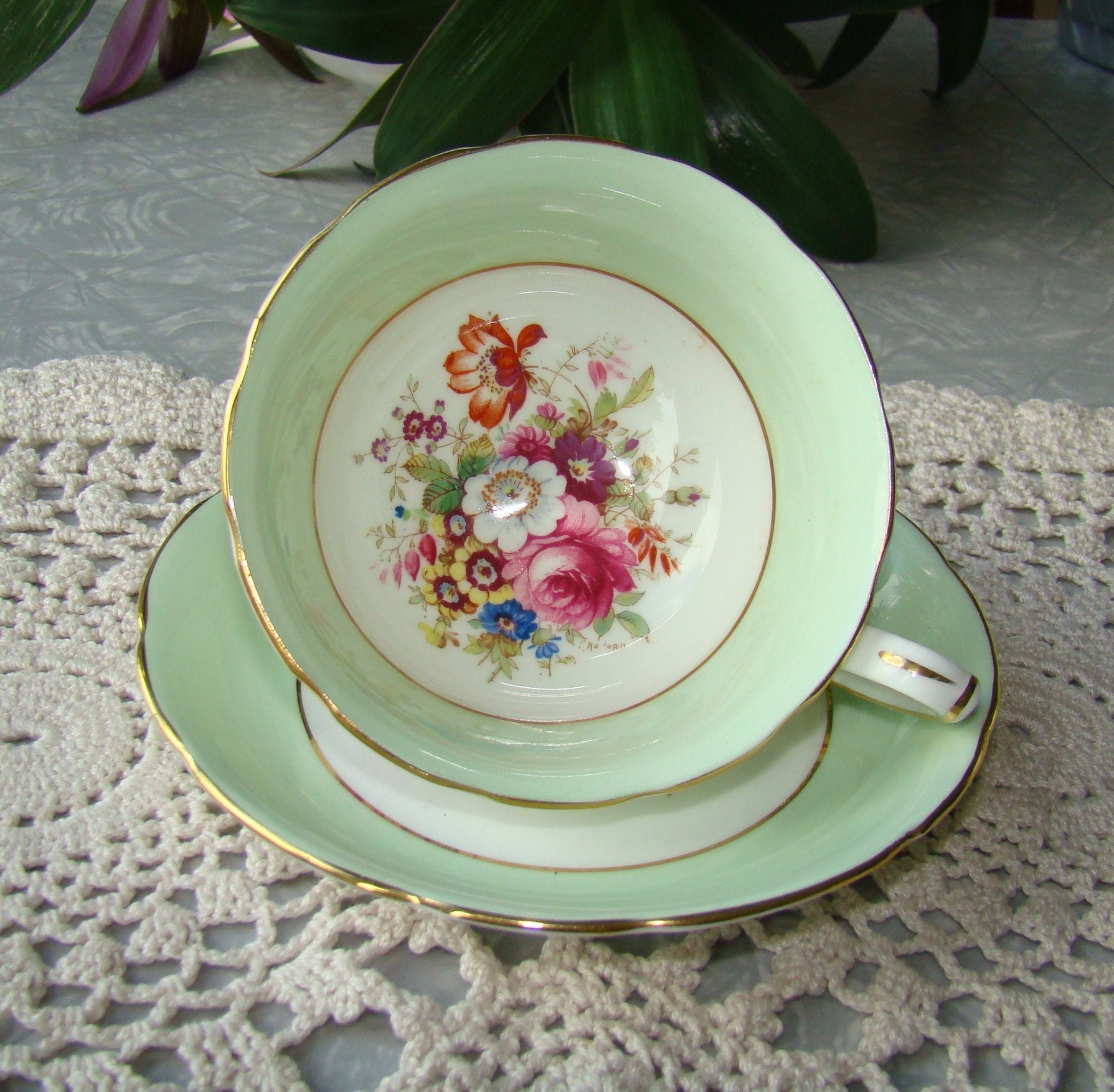 Signed Hammersley & Co Made in England Bone China Vintage Etsy Canada