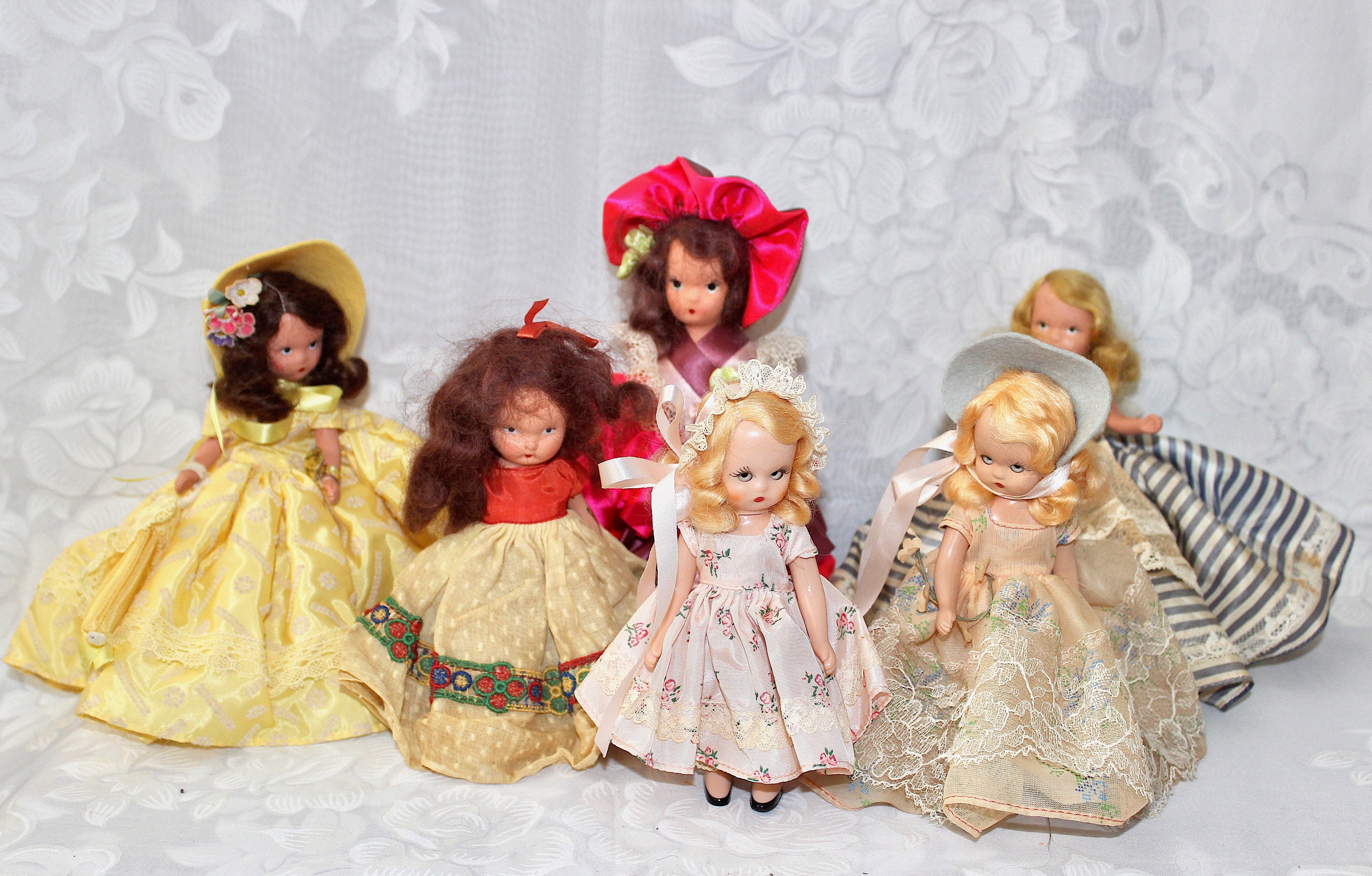 antique storybook dolls