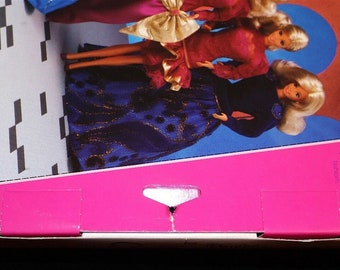 Barbie Oscar De La Renta Collector Series XII Purple Dress Fashions 1985 Mattel