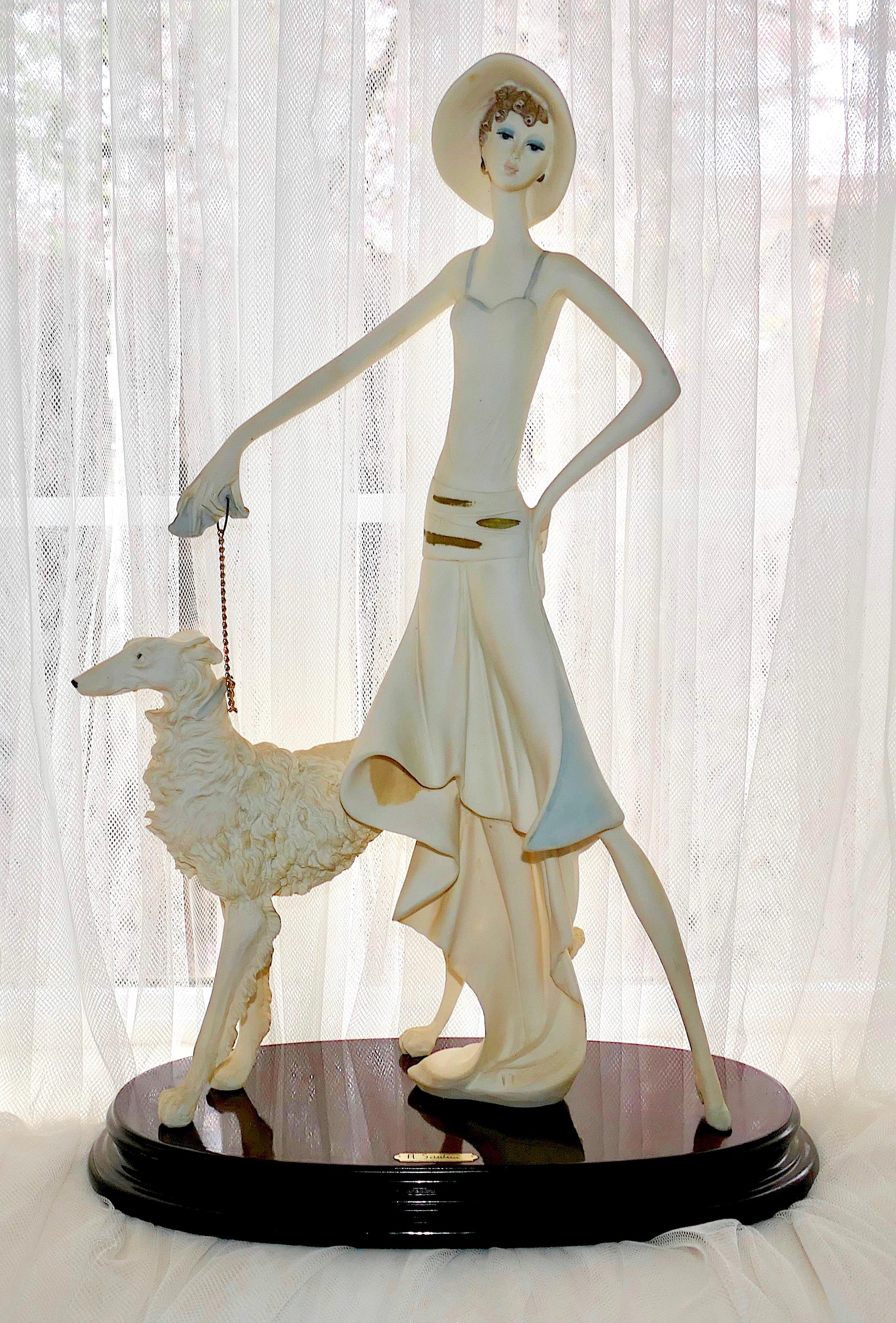 Lady Borzoi Figurine - Etsy