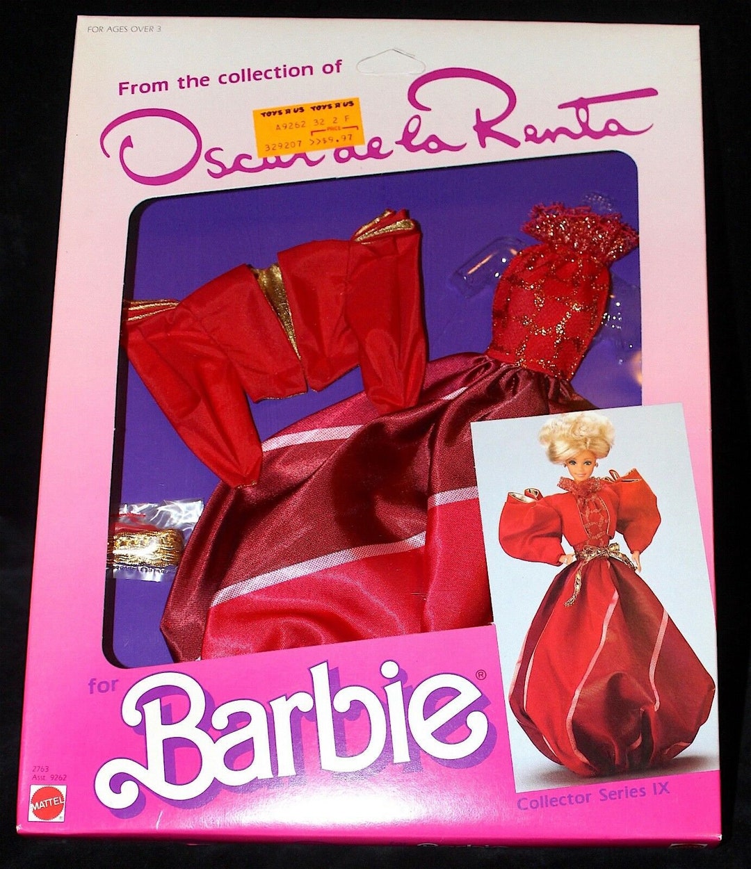 Oscar De La Renta Barbie Fashion Series IX 9262 New NRFB 1985 MATTEL ...
