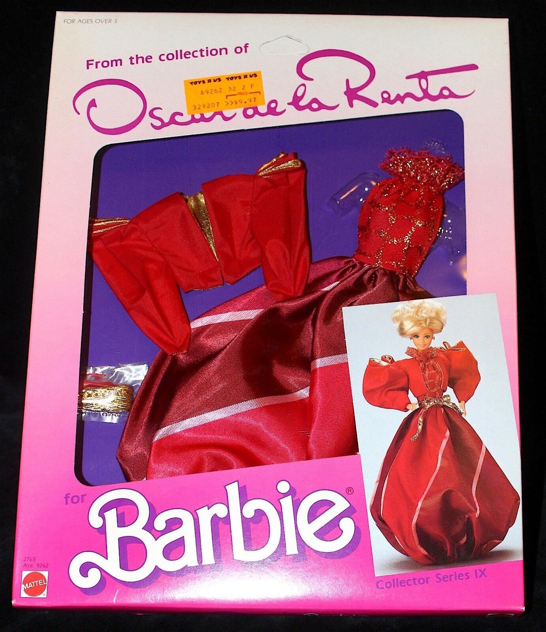 Barbie Collector Series IX - Tenue Oscar De La Renta N°2763 - 1985 - Boîte Neuve