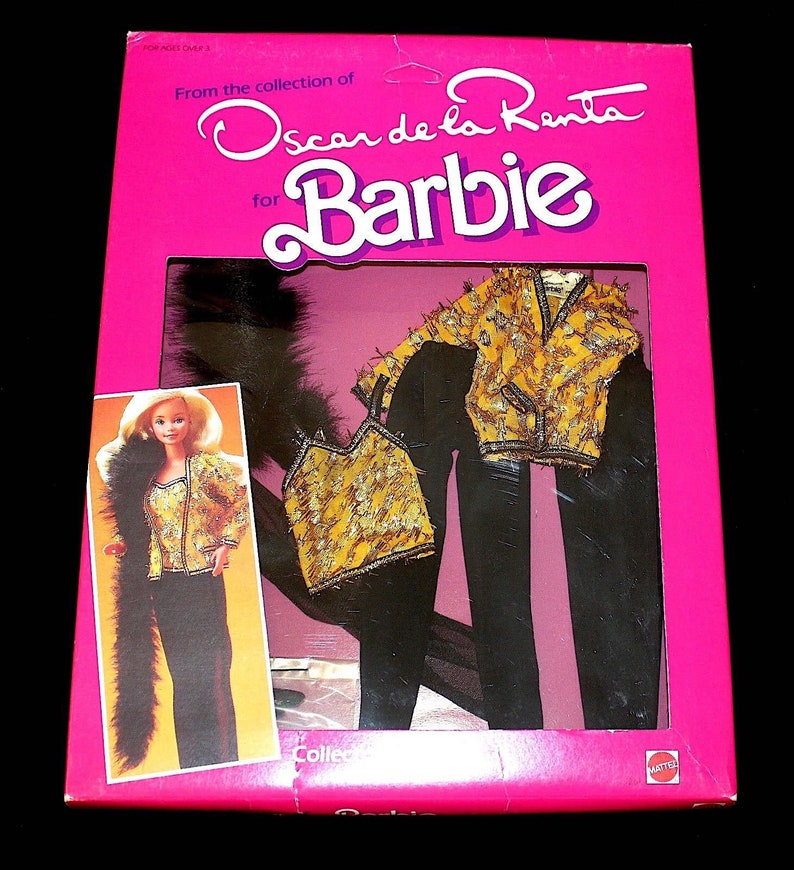 oscar de la renta barbie fashions