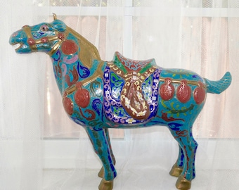 中国七宝馬の置物 - Etsy 日本