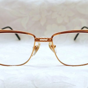TIFFANY LUNETTES ITALY T315 23k Gold Plated Luxury Eyeglasses 59-17-140 Original Box