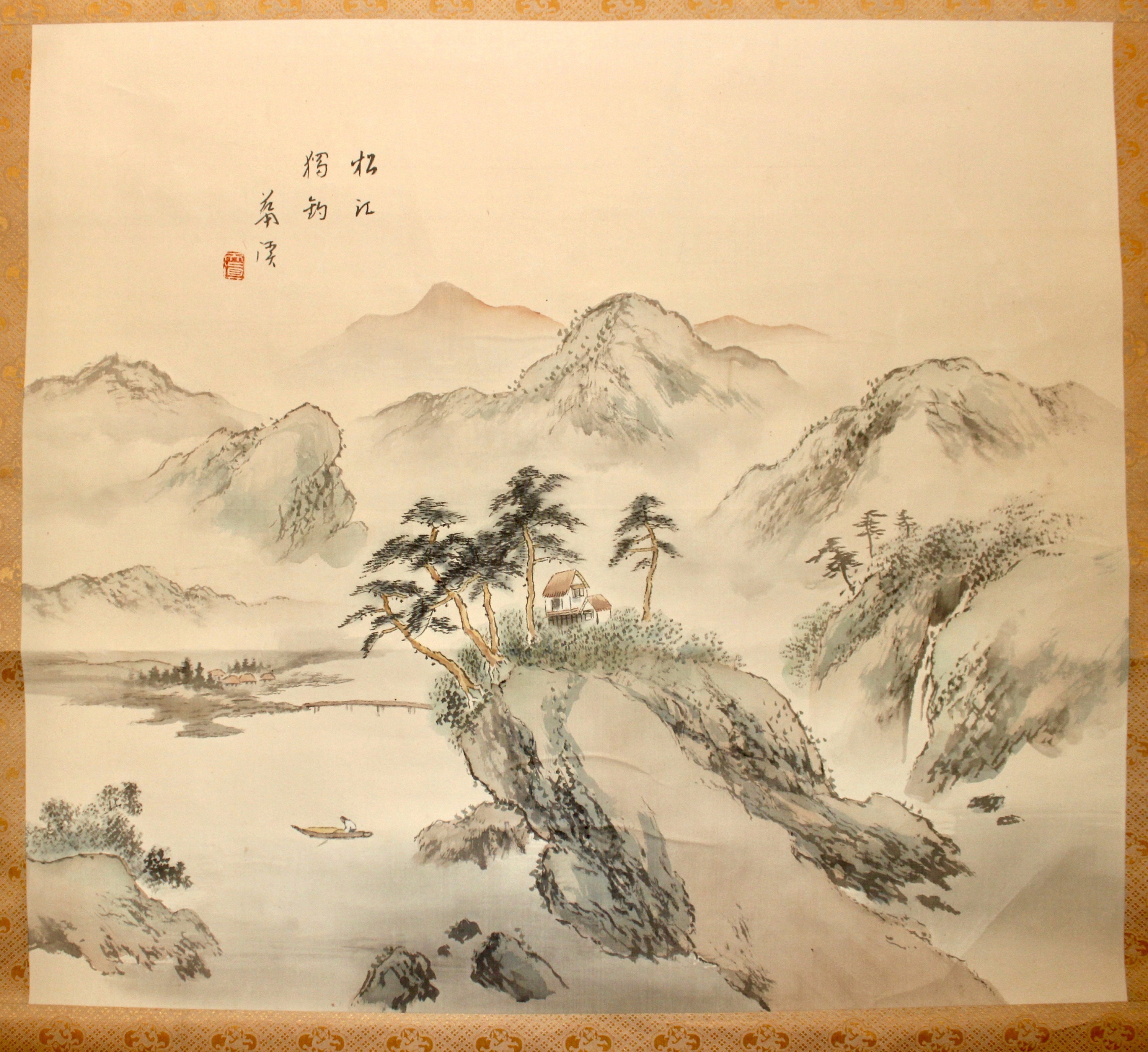 陶板3連綴り【浮世絵】JAPAN vintage