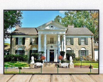GRACELAND-Fine Art Print, Elvis Presley, Elvis, Music History, Rock And Roll, Memphis Prints, Memphis Pictures, Memphis Travel, Tennessee