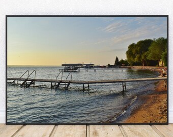 BAY EVENING-Fine Art Print, Grand Traverse Bay, Evening On The Bay, Traverse City, Beach Photography, Pure Michigan, Old Mission Peninsula