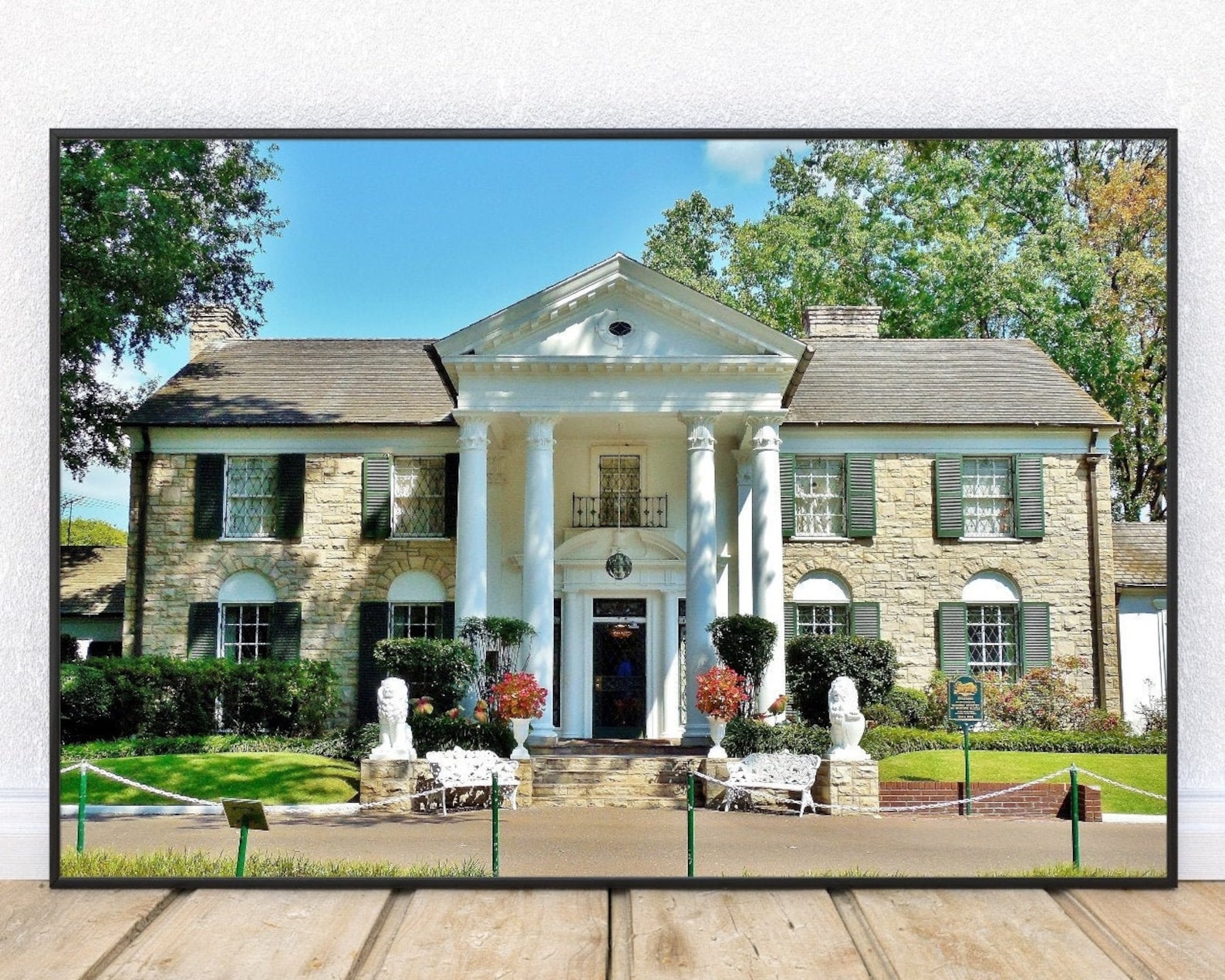 Graceland-fine Art Print Elvis Presley Elvis Music History - Etsy