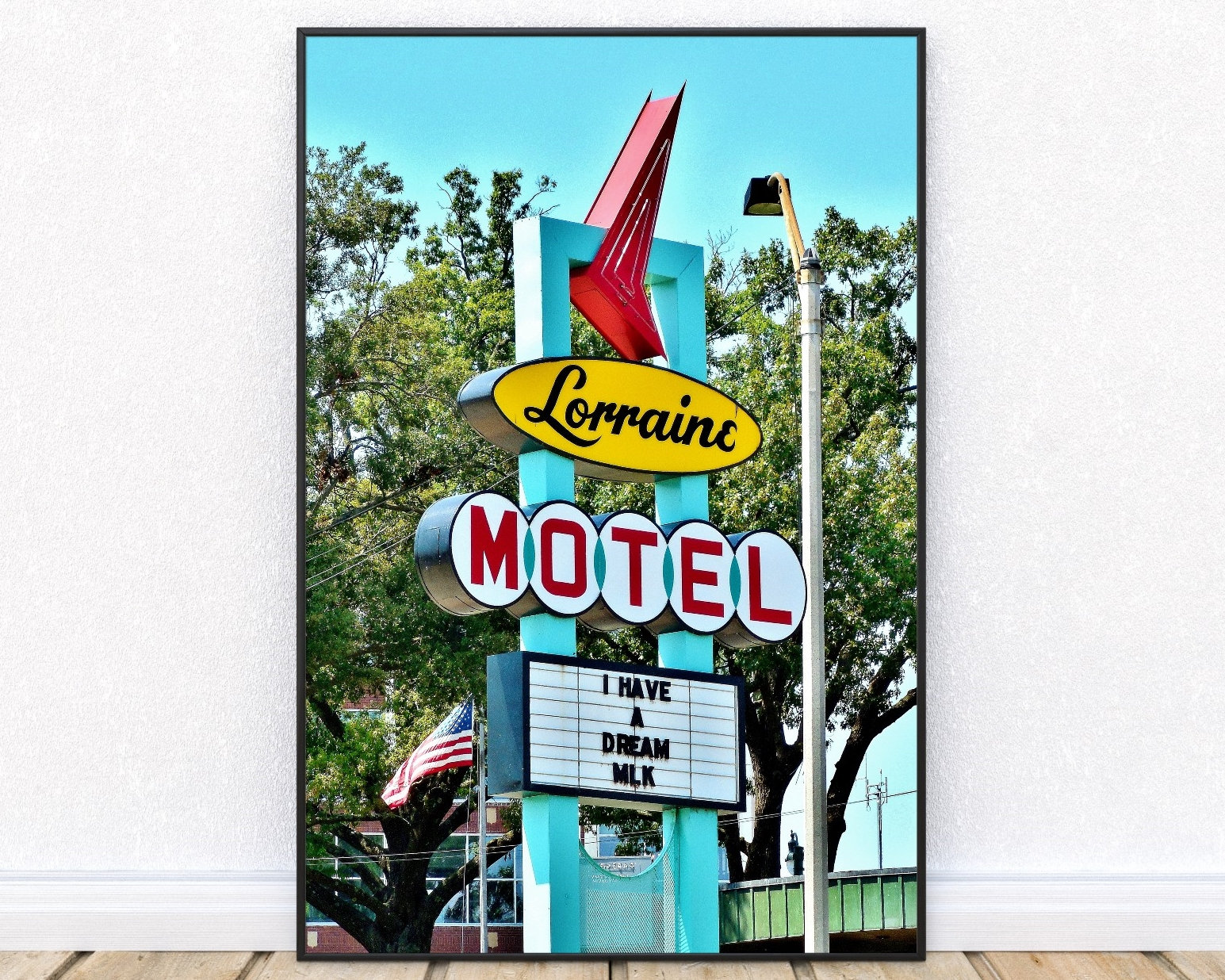 LORRAINE Motel-fine Art Print, Martin Luther King Jr, I Have A