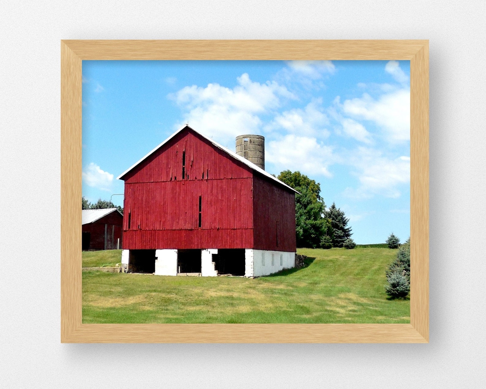 OLD RED Barnfarm Photography Michigan Photography Picture Etsy