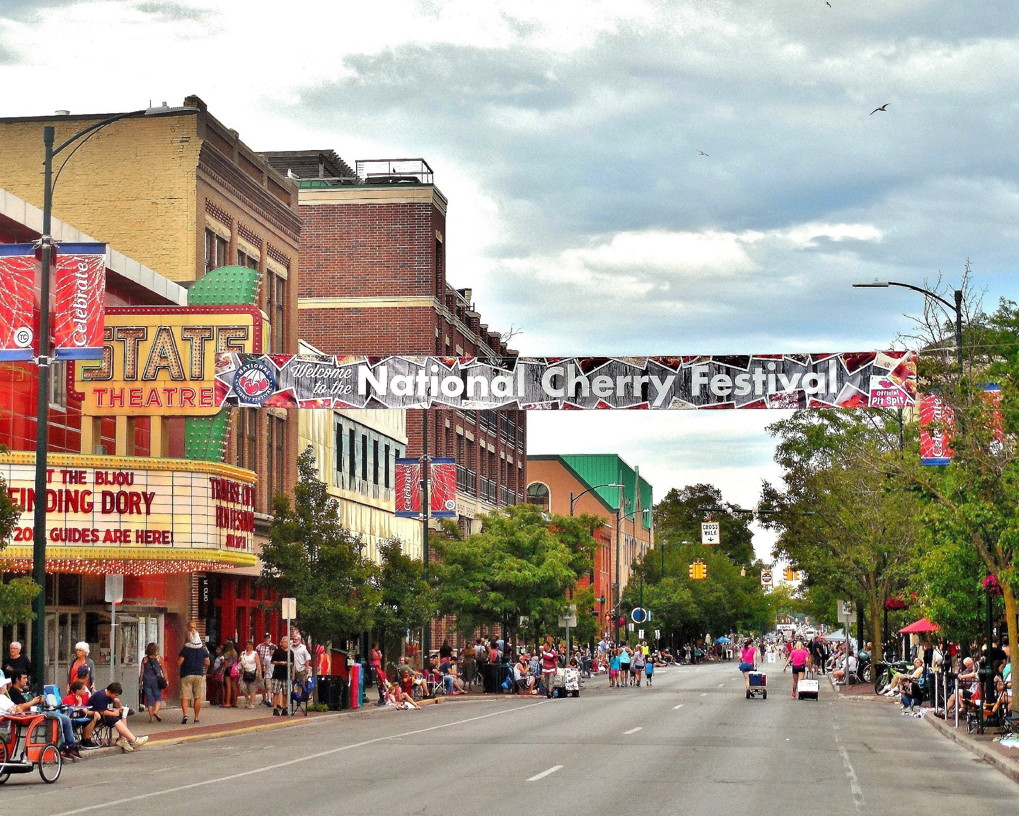 CHERRY Festivalfine Art Print, Traverse City, Michigan Travel, Festivals, Michigan Photography