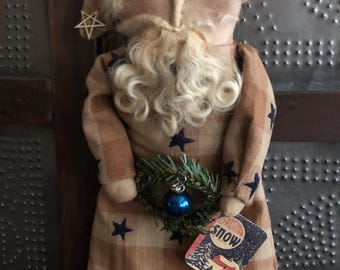 Primitive 12 Inch OOAK Santa Claus