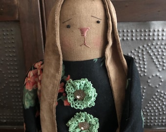 Primitive Stained Spring/Summer Bunny