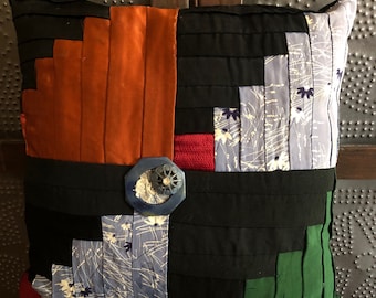 Vintage 14x14 (approx) Quilt Pillows