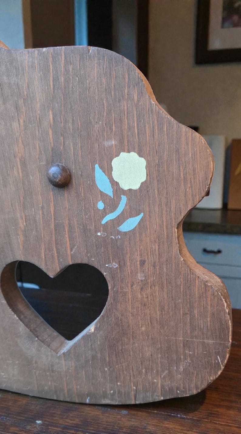 1980's Grannycore/cottagecore Heart Cut Out Doll Rocking Chair - Etsy