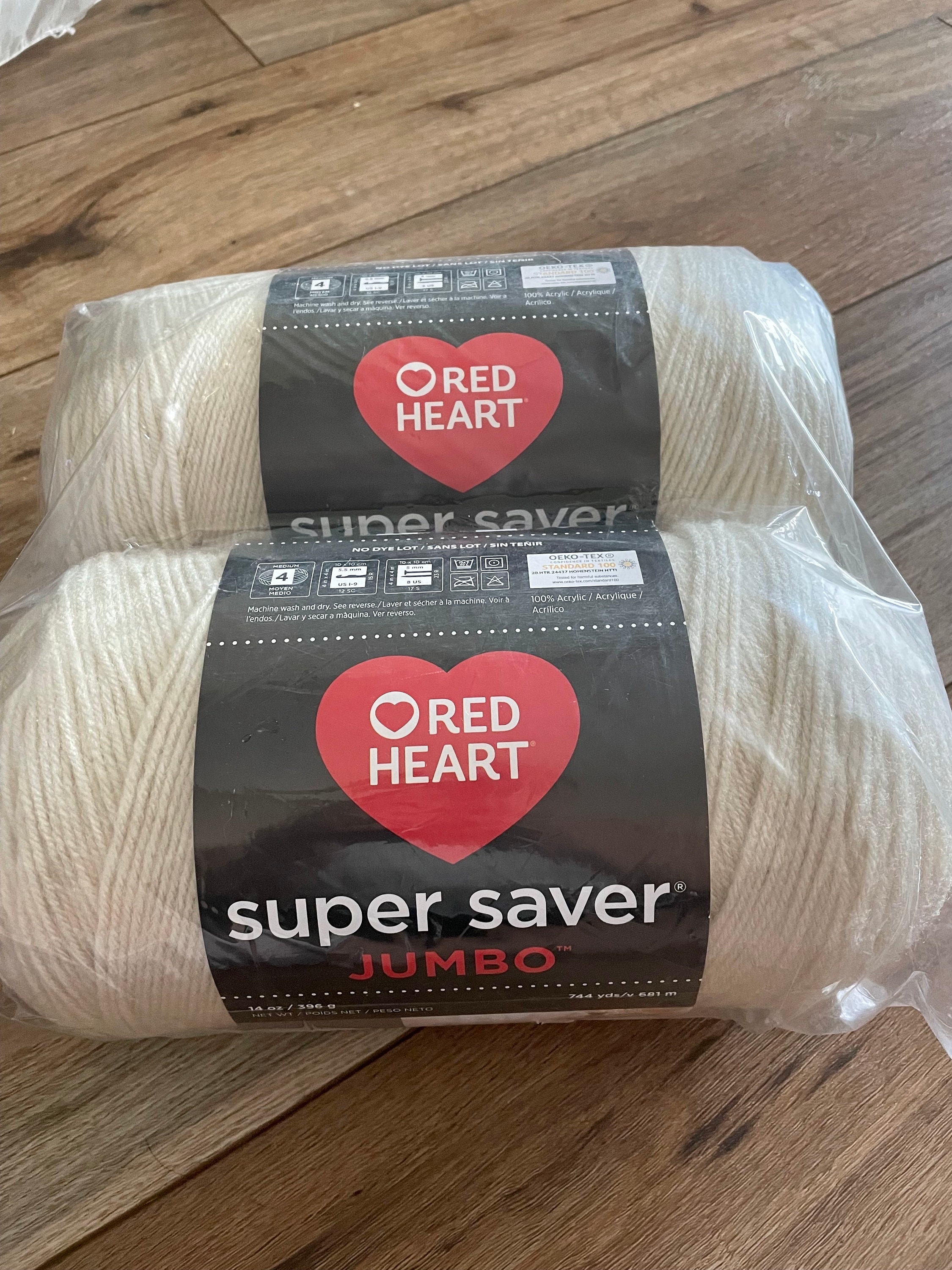 Red Heart Super Saver Chunky Yarn, Grenadine, Bulky Weight Yarn
