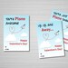 Paper Airplane Valentines Printable Download Set of 3 Valentine's Day ...