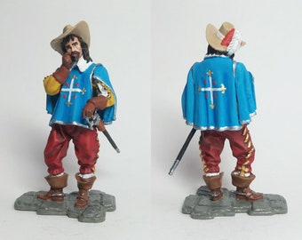 Mosquetero real, Athos, siglo XVII. / Figura de hojalata 54mm