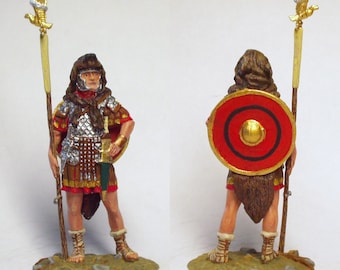 Aquilifero romano, Legio XI Claudia Pia Fidelis, siglo I d. C./Figura de hojalata de 54 mm