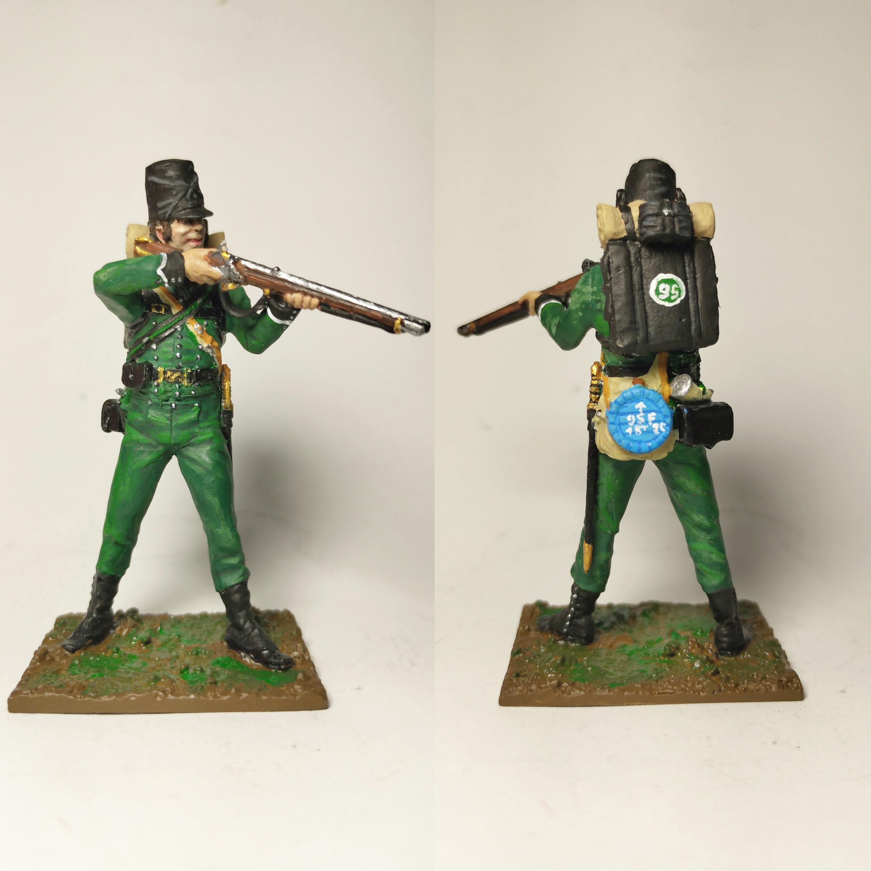 Rifleman of the 95th Rifle Regiment. Great Britain, 1803-1816. / Tin ...