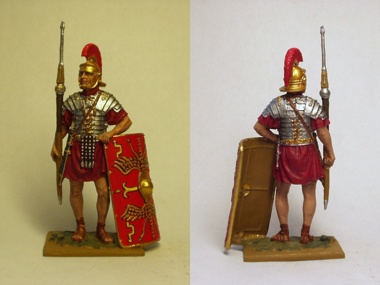 Soldat Jouet Peint Légionnaire De La République Romaine