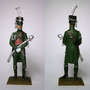 Gendarm der Ordnance. Frankreich, 1806 Blechsoldat Figur 54mm