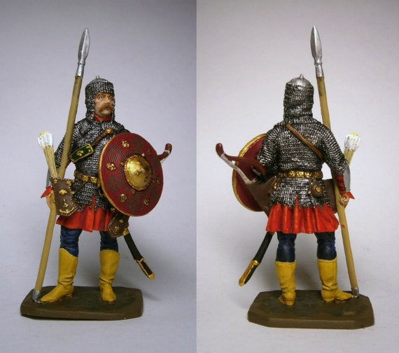 Polish Armored Cossack XVII century. / Tin figure 54mm | Etsy