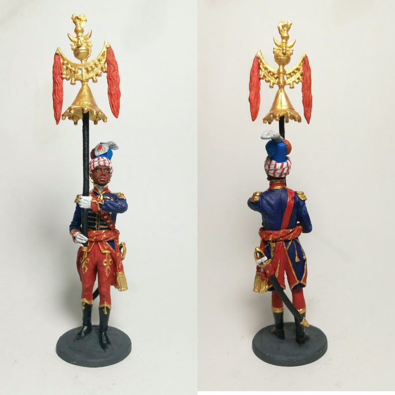 ASSIETTE DU 1ER régiment de grenadier garde impériale napoléon III