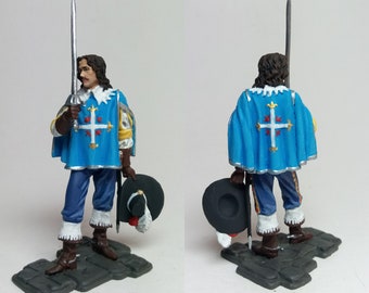 Mosquetero real, Aramis, siglo XVII. / Figura de hojalata 54mm