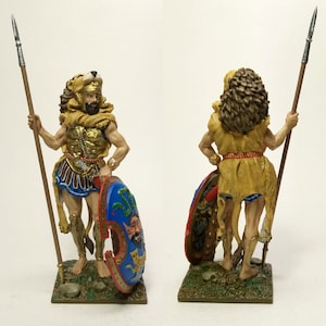 Heracles (Hercules) - divine hero in Greek mythology / Tin figure 54mm