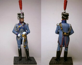 Officer of the Artillery Train of the Guard. France 1809-1814 / Tin figure 54mm